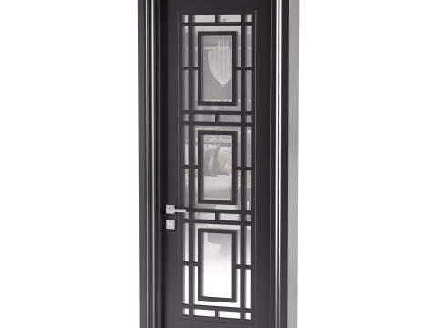 Modern entrance door 11 3D मॉडल