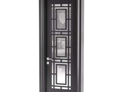 Modern entrance door 11 3D Model