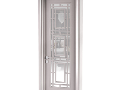 Modern entrance door 11 3D मॉडल
