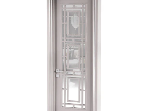 Modern entrance door 11 3D Model