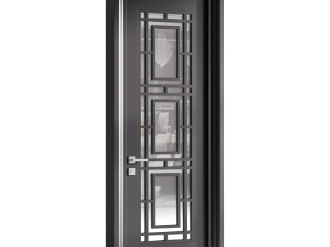 Modern entrance door 11 3D मॉडल