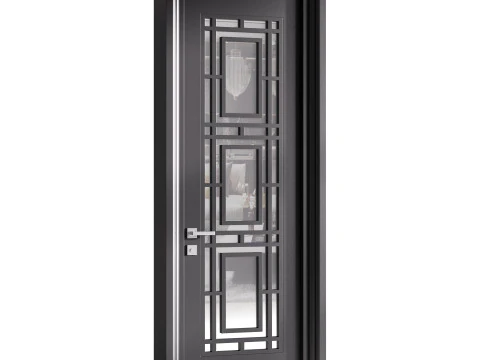 Modern entrance door 11 3D Model