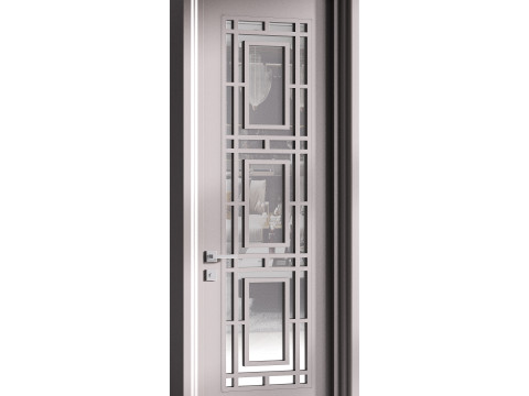 Modern entrance door 11 3D मॉडल