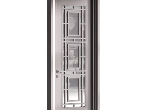 Modern entrance door 11 3D Model