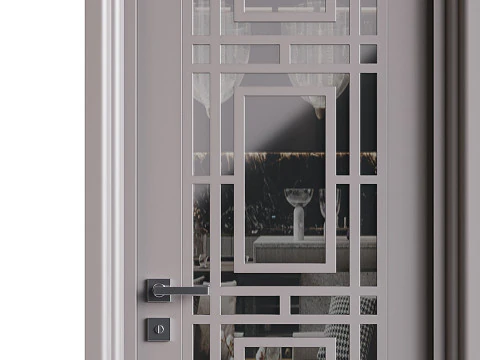 Modern entrance door 11 3D Model
