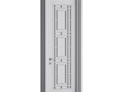 Modern entrance door 11 3D मॉडल