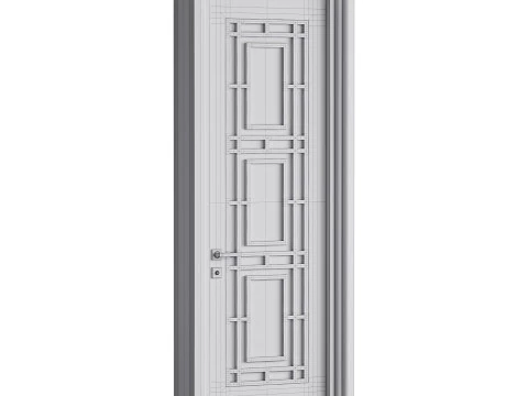 Modern entrance door 11 3D Model