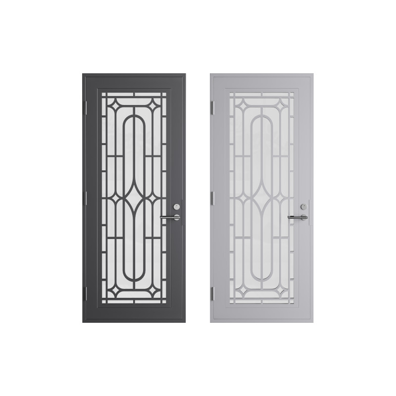 Modern entrance door 12 3D 모델 .c4d .max .obj .3ds .fbx .stl .blend 