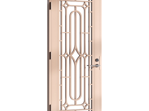 Modern entrance door 12 3D 모델