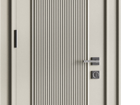 Modern entrance door 13 Modelo 3D