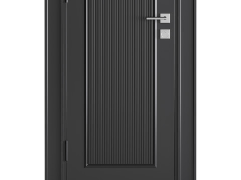 Modern entrance door 13 Modelo 3D
