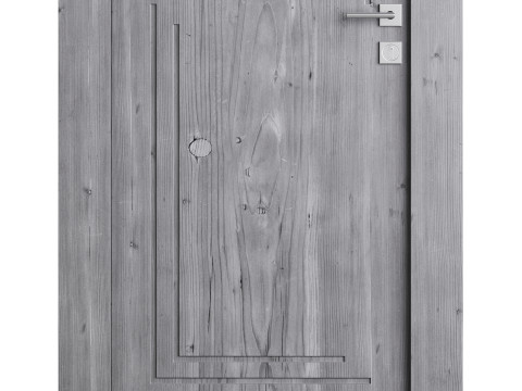 Modern entrance door 14 3D Model