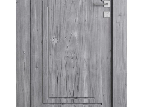 Modern entrance door 14 3D Model