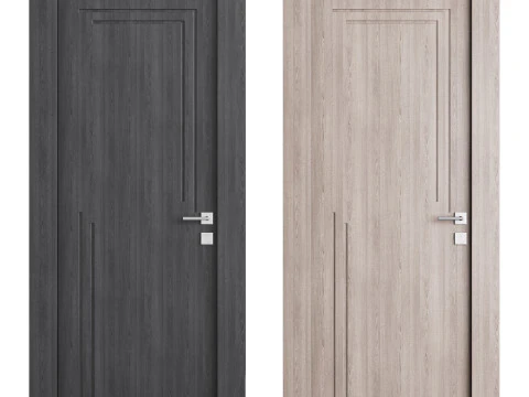 Modern entrance door 14 3D Model