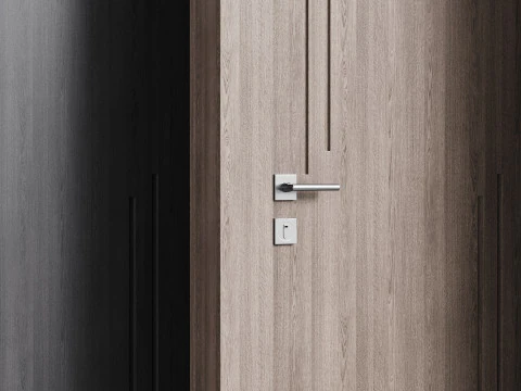 Modern entrance door 14 3D Model