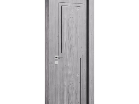 Modern entrance door 14 3D Model