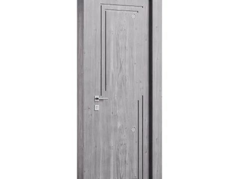 Modern entrance door 14 3D Model