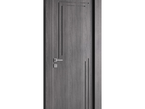 Modern entrance door 14 3D Model