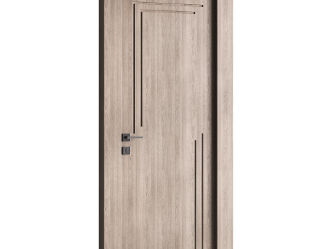 Modern entrance door 14 3D Model