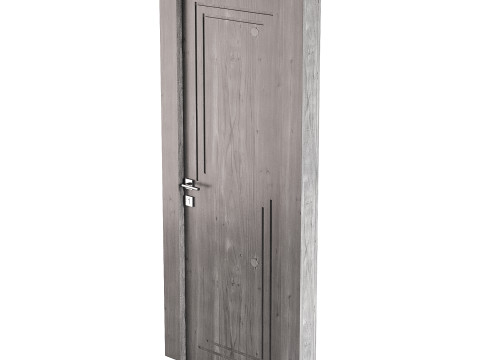 Modern entrance door 14 3D Model