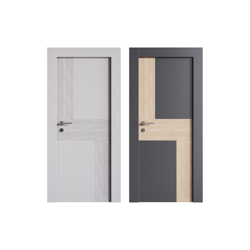 Modern entrance door 015 Modelo 3D .c4d .max .obj .3ds .fbx .stl .blend 