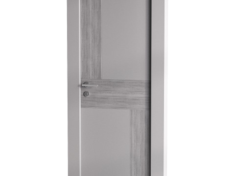 Modern entrance door 015 Modelo 3D