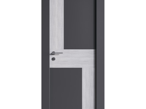 Modern entrance door 015 Modelo 3D