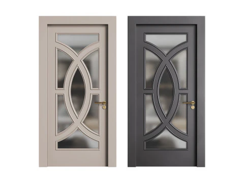 Porta d'ingresso moderna 17 Modello 3D