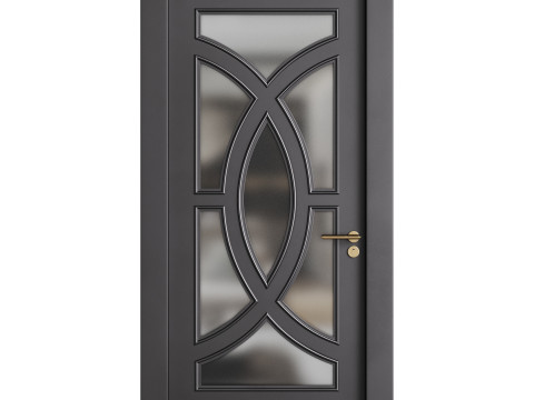 Modern entrance door 17 3D 模型