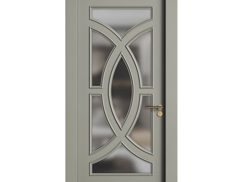 Modern entrance door 17 3D 模型