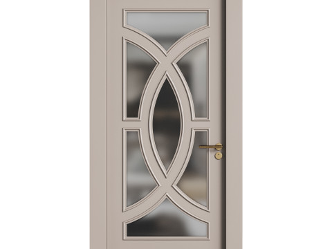 Modern entrance door 17 3D 模型