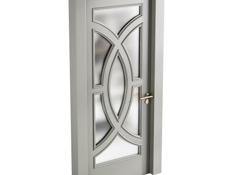Modern entrance door 17 3D 模型