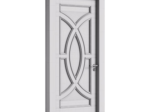 Modern entrance door 17 3D 模型