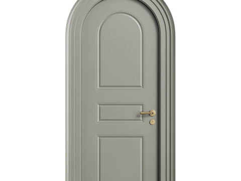 Modern entrance door 18 3D Model