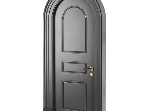 Modern entrance door 18 3D Model