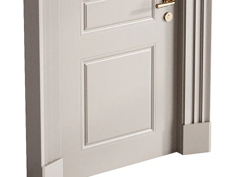 Modern entrance door 18 3D Model