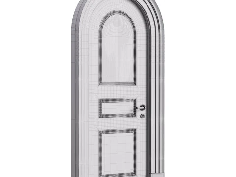 Modern entrance door 18 3D Model