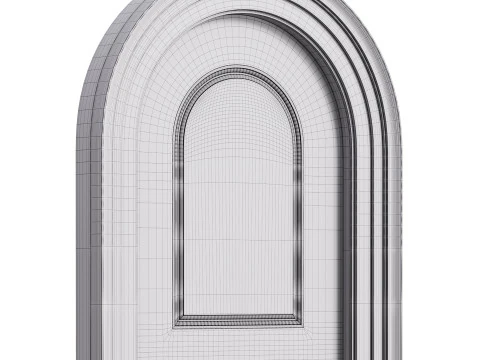 Modern entrance door 18 3D Model