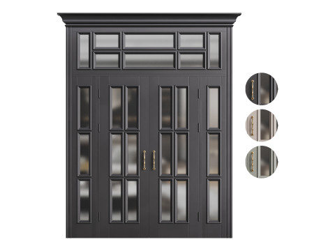Modern entrance door 19 3D Model