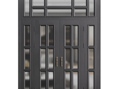Modern entrance door 19 3D Model