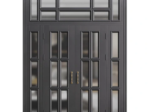 Modern entrance door 19 3D Model