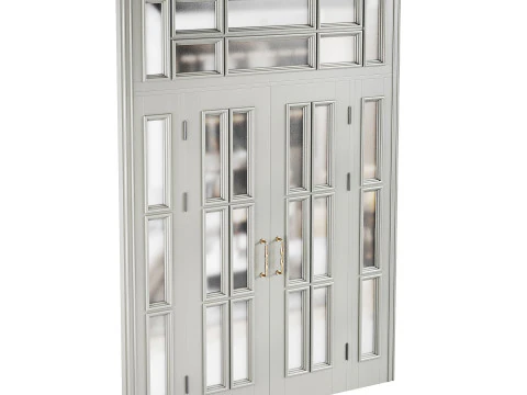 Modern entrance door 19 3D Model