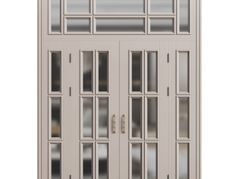 Modern entrance door 19 3D Model