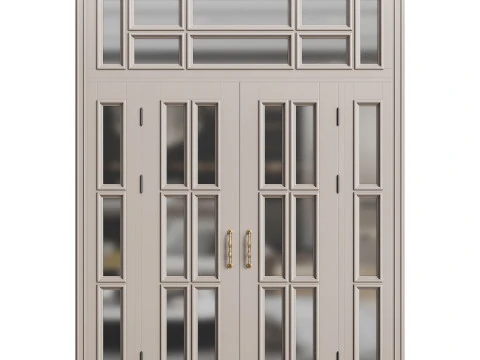 Modern entrance door 19 3D Model
