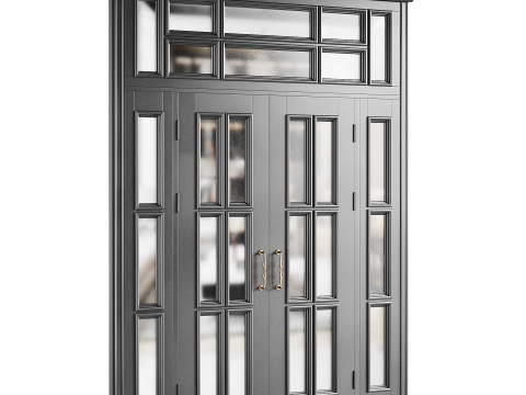 Modern entrance door 19 3D Model