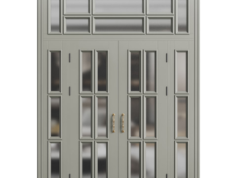 Modern entrance door 19 3D Model