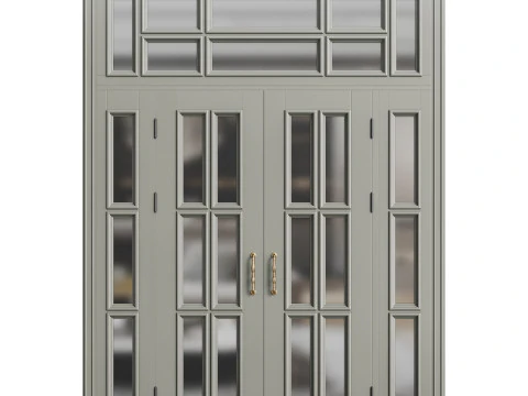 Modern entrance door 19 3D Model