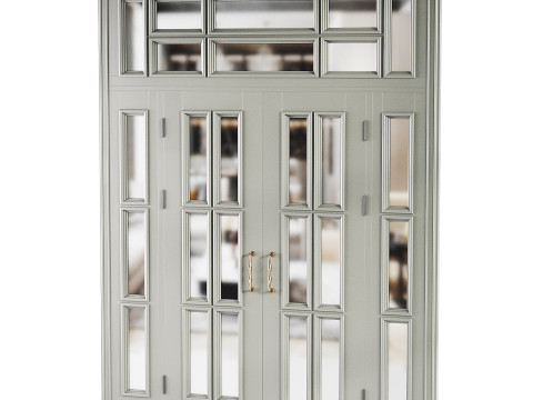 Modern entrance door 19 3D Model