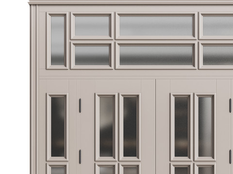 Modern entrance door 19 3D Model