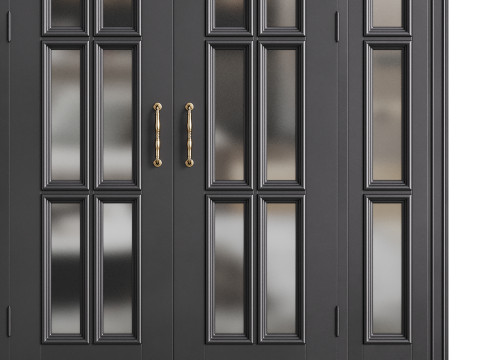 Modern entrance door 19 3D Model